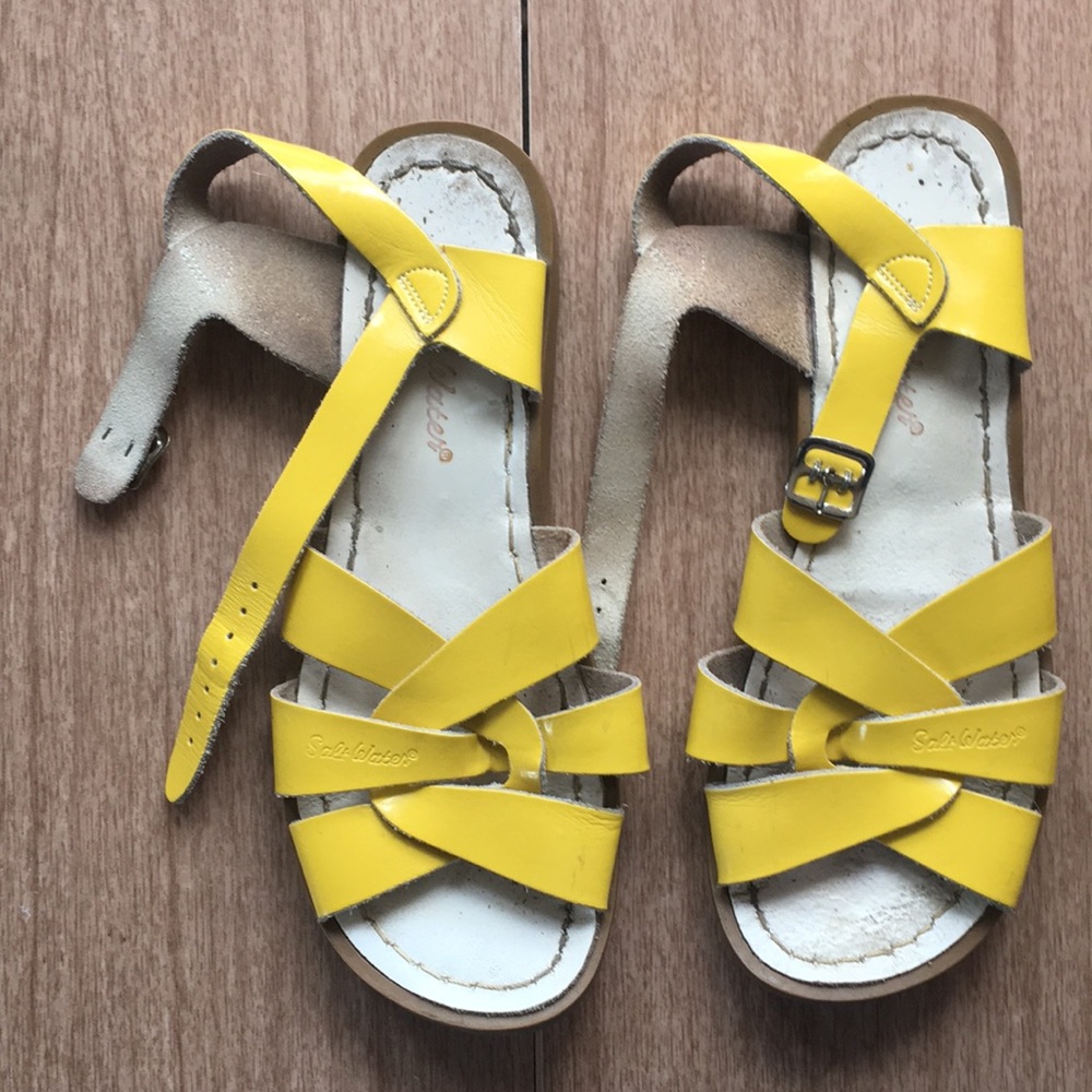 Yellow Salt Water Sandals